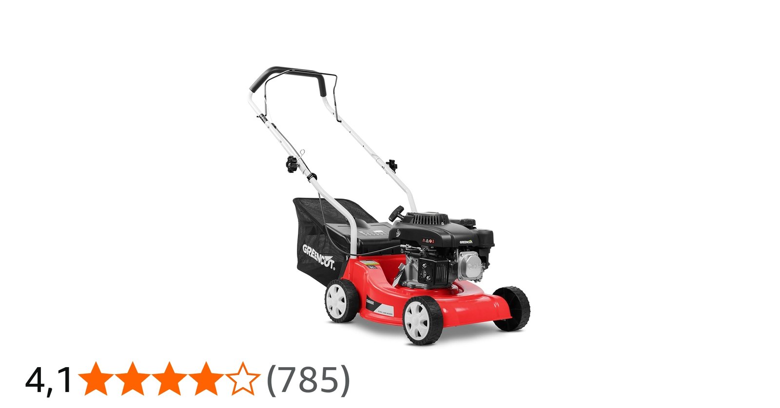 Greencut GLM660SX – Tondeuse thermique autotractée 196cc 51 cm mulching