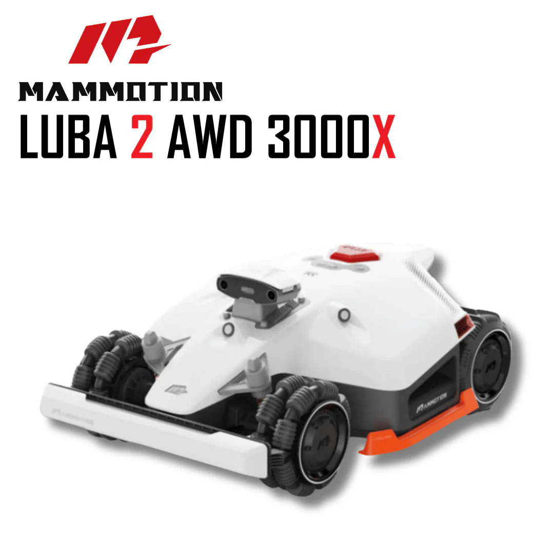 Robot Tondeuse Mammotion LUBA 2 AWD 3000 – Robot tondeuse sans fil pour pelouse jusqu’à 3000 m²